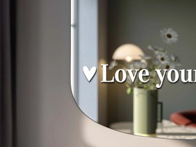 Autocolant pentru oglindă S36 – Love yourself always.
