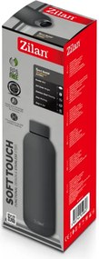 Termos Zilan ZLN9841 tip sticla sport, capacitate 500ml, interior din inox, pereti dublii, gri