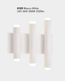 Aplica de perete LED tubular design minimalist CALA alb