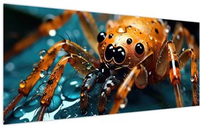 Tablou - Detaliu de păianjen (120x50 cm)
