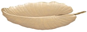 Decorațiune Mauro Ferretti Leaf, 35,5 x 23 cm, auriu