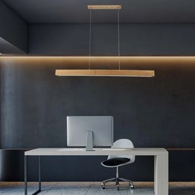 Lustră LED pe cablu LED/12W/230V 4000K maro