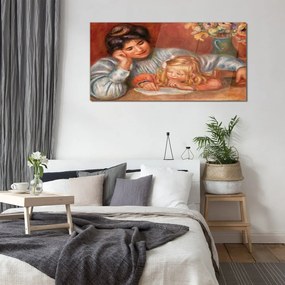 Tablou sticla Femei pentru copii vase
