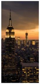 Fototapeta pentru ușă - New York în apus de soare (95x205cm)