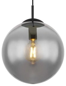 Pendul modern Joel negru, fumuriu 30cm