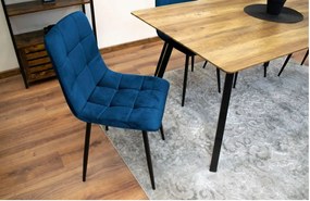 Scaun de sufragerie din catifea Zafir Luxury