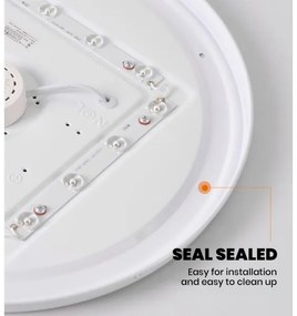 Brilagi - Plafonieră LED SMART dimabilă 24W/230V Wi-Fi Tuya + telecomandă