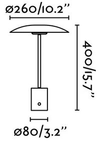 Veioza/Lampa de masa design modern HOSHI negru