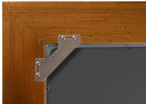 Oglinda dreptunghiulara cu rama din polistiren aurie Sirius, 78,7cm (L) x 58,7cm (W) x 3cm (H)
