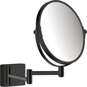 Oglinda pentru barbierit negru Hansgrohe AddStoris