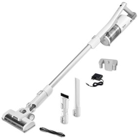 Aspirator Amica Aura VM 7050 Baterie Li-Ion  Vertical 2 in 1 150 W Iluminare LED perie Alb