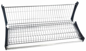 Scurgator /picurator vase pentru corp de de 450 | 600 | 700 | 800 | 900 mm , otel/plastic gri (Latime corp: 800 mm)