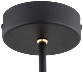 Lustra suspendata 3L eleganta AMALFI negru