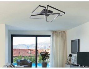 Plafonieră LED dimabilă LED/115W/230V 3000-6500K negru + telecomandă