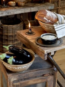 Masuta plianta, din lemn reciclat, aspect rustic, Grimaud - Mara