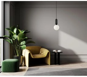 ITALUX PND-02340-1S-BK - Lustră pe cablu ALDEVA 1xE27/40W/230V negru