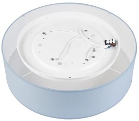 Plafonieră SIRJA PASTEL DOUBLE 4xE27/15W/230V d. 45 cm albastru