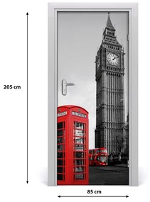 Autocolante pentru usi Ușă autoadeziv pe Big Ben, Londra