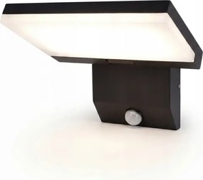 Aplica de perete LED pentru exterior cu senzor LED/18W/230V IP44 neagră