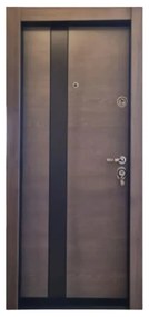 Usa metalica de apartament cu izolatie si vizor Novo Doors First Class NDFC10, Deschidere Stanga Dreapta, Dimensiune 200X88 cm, Tabla 12 mm, Kit