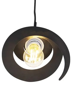 Lampă pendantă de design cu abajur spiralat 20 cm - Scroll