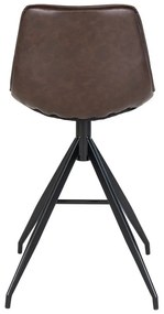 Scaune de bar maro închis 2 buc. 84 cm Monaco – House Nordic