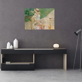 Tablou - Berthe Morisot, Young Woman Knitting, reproducere (70x50 cm)