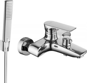 Mexen Axel R72 baterie de cadă cu set de duș, crom - 7383R72-00
