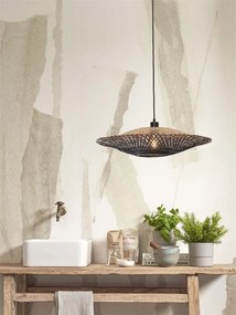 Lustra/Pendul eco din bambus Kalimantan 60cm nat/bl