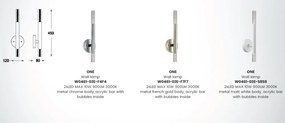 Aplica LED design minimalist One, crom W0461-02E-F4F4 ZL