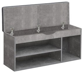 Pantofar (dulap pantofi) Filesas (beton + negru) . 1116341