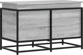 vidaXL Cutie depozitare gri sonoma 80x40x51,5 cm lemn prelucrat