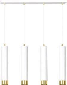 Emibig Kibo lampă suspendată 4x30 W alb 642/4