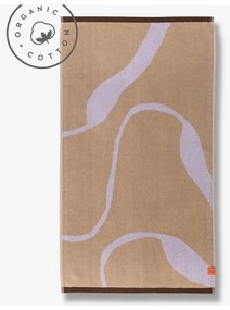 Prosoape mov lavandă/maro deschis 2 buc. din bumbac organic 50x90 cm Nova Arte – Mette Ditmer Denmark