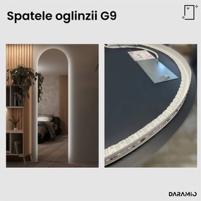 Oglindă atipică cu iluminare LED G9