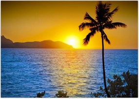 Tablou - Apus de soare deasupra mării (70x50 cm)