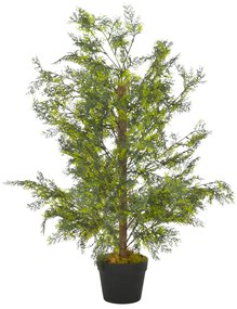 Planta artificiala chiparos cu ghiveci, verde, 90 cm 1, 90 cm