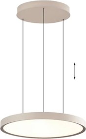 Lustră LED suspendată pe cablu DENVER LED/76W/230V bej