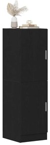 vidaXL Dulap de bucătărie, negru, 38x41,5x131,5 cm, lemn prelucrat