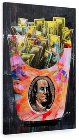 Tablou canvas Franklin Money 60x40 cm