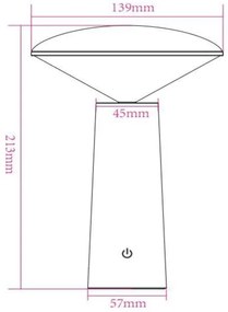 Lampă LED dimabilă Lucide 02807/04/30 JIVE LED/3W/5V 3000/6500K IP44 negru