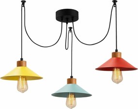 Lustra MANVGAT N-553, metal, multicolor, 114x24x100 cm