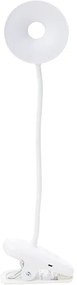 Philips - Lampă LED reglabilă cu clemă DONUTCLIP LED/3W/5V 1200 mAh albă