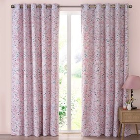 Draperii roz 2 buc. 168x229 cm Tilly Floral – Catherine Lansfield