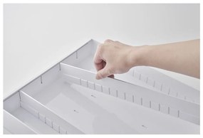 Organizator de tacâmuri alb din plastic 47.5 x 35 cm - YAMAZAKI