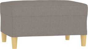 vidaXL Taburet, gri taupe, 70x55x41 cm, material textil