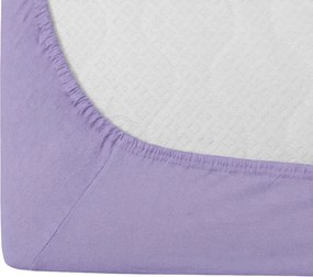 Cearsaf jersey cu lycra violet 180 x 200 cm