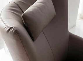 Fotoliu pivotant design modern Melvin AC 5044-A1001-PIEL