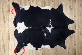 Covor Artificial Cowhide, Vaca G5070-3 negru alb din piele - SECUNDAR-COTATI PRODUSUL