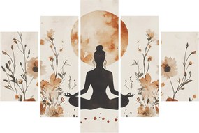 Tablou - Yoga Portocalie (150x105 cm)